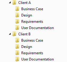 GIF of a folder structure